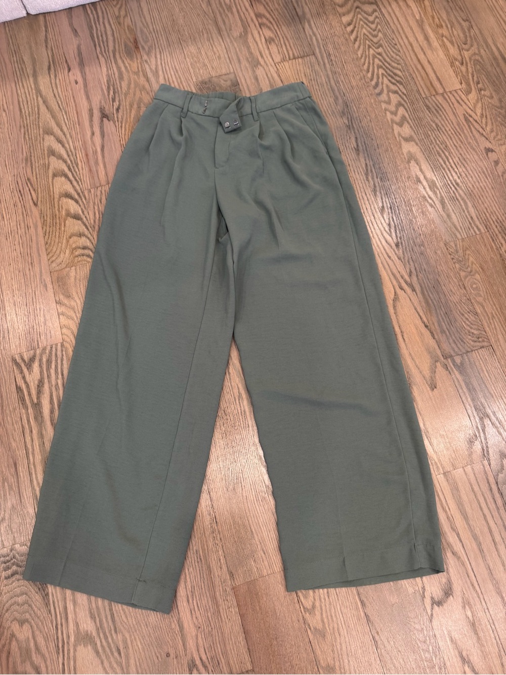 a new day Olive Green Wide-Leg Pants Women’s 6 ~ GOOD CONDITION
